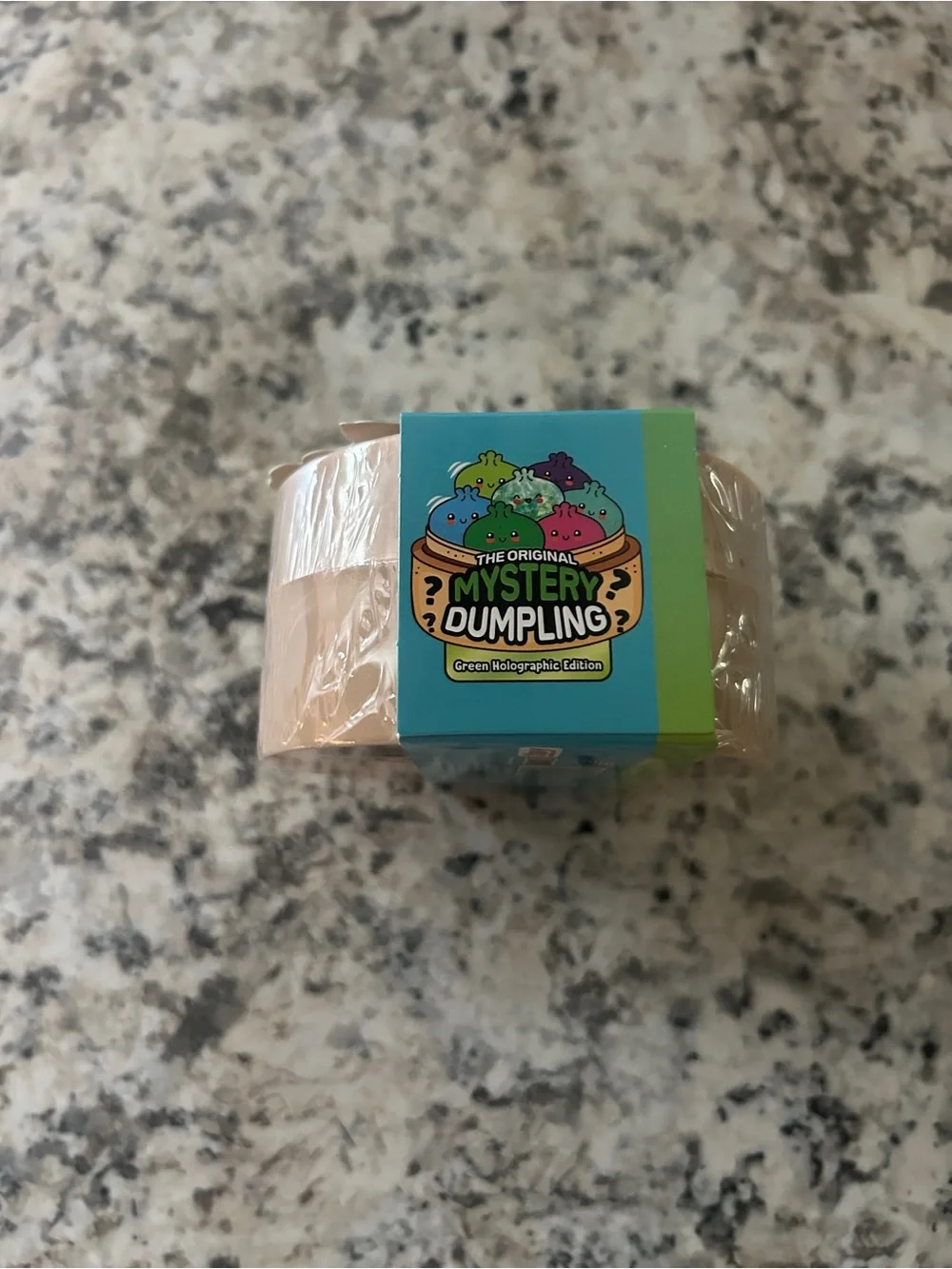 RMS Crazy Fun Squishy Mystery Dumpling Apple Scented Green Holographic